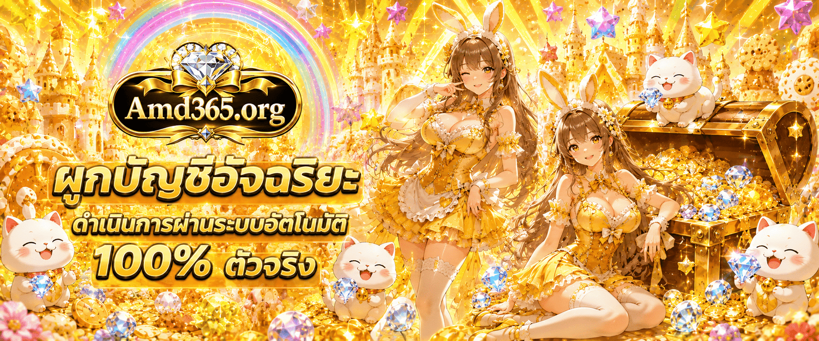แบนเนอร์ระบบผูกบัญชีอัจฉริยะ แนะนำฟังก์ชันกระเป๋าเดียวอเนกประสงค์ดำเนินการผ่านระบบอัตโนมัติ 100% กับ AMD365